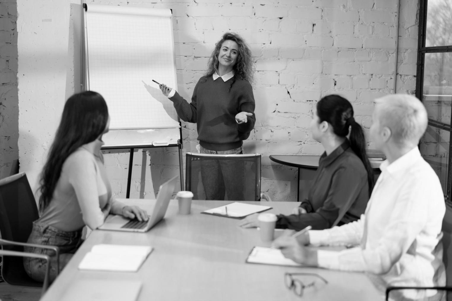 Professional discussion around financial modeling concepts